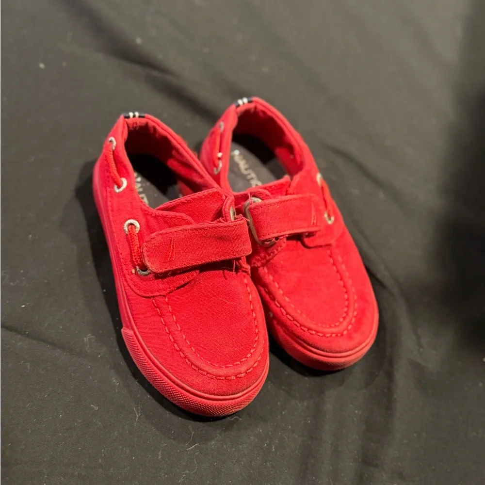 4/$15 Nautica Red Kids Shoes